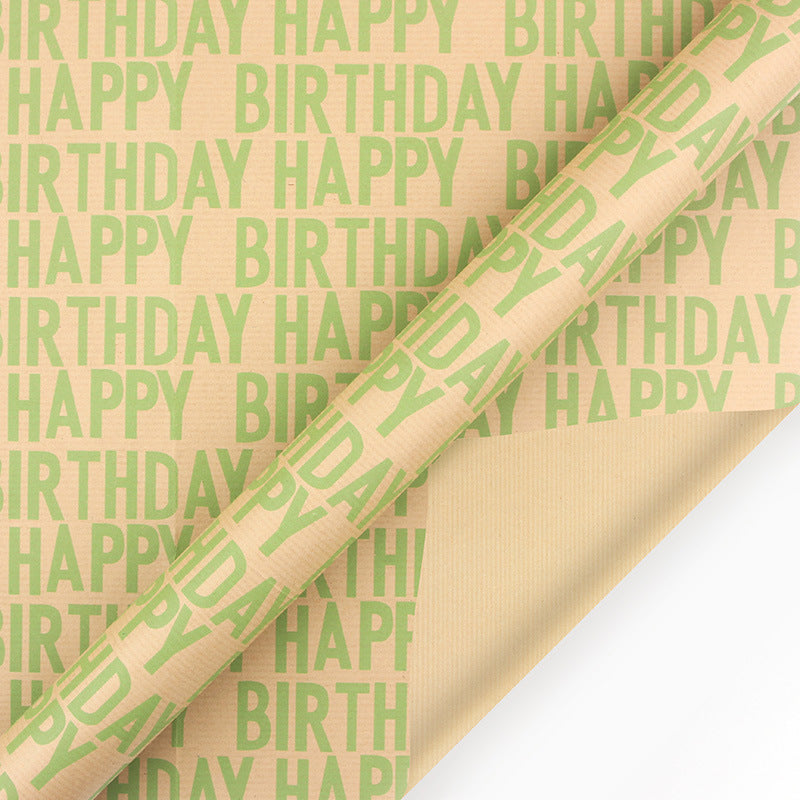 Papier Cadeau Kraft – Emballage Cadeau Élégant pour Anniversaires & Occasions Spéciales