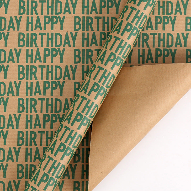 Papier Cadeau Kraft – Emballage Cadeau Élégant pour Anniversaires & Occasions Spéciales