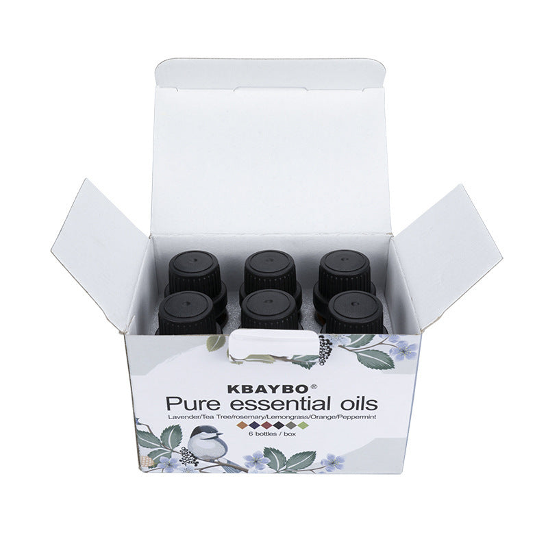 Kit de 6 Huiles Essentielles – L'Expérience Aromathérapie Complète pour un Bien-Être Nature