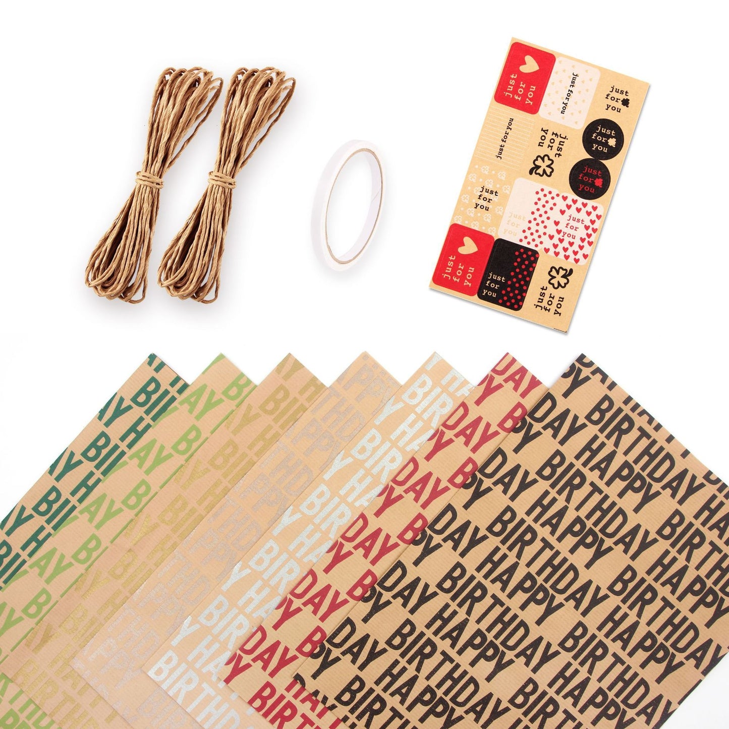 Papier Cadeau Kraft – Emballage Cadeau Élégant pour Anniversaires & Occasions Spéciales