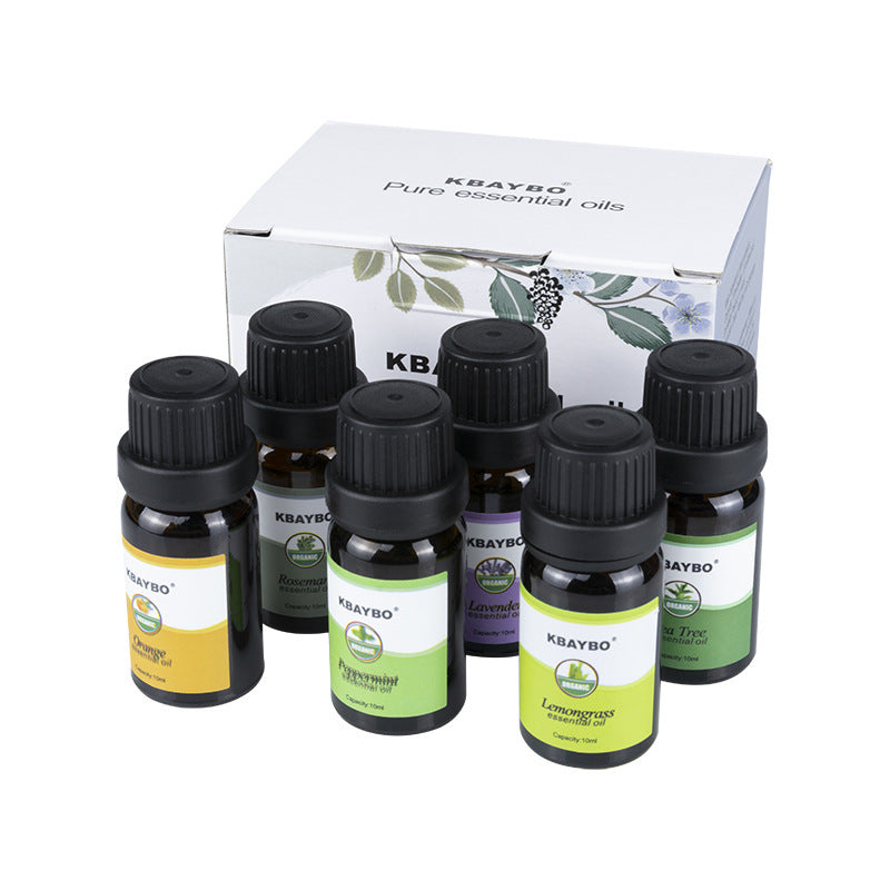Kit de 6 Huiles Essentielles – L'Expérience Aromathérapie Complète pour un Bien-Être Nature