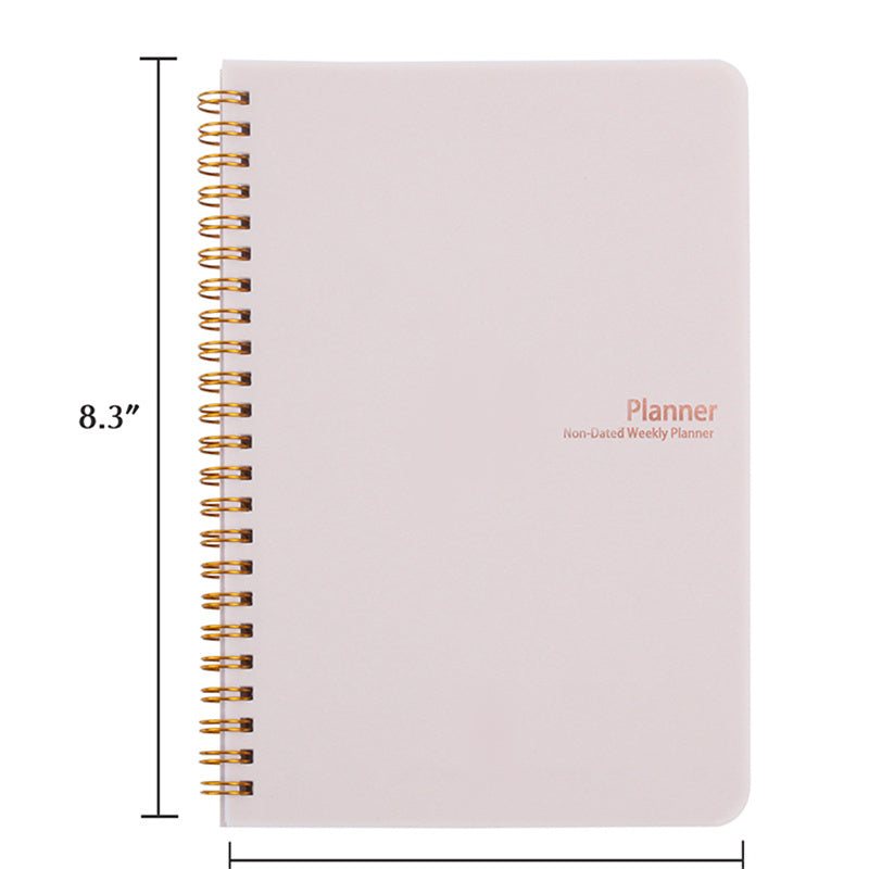 Agenda Multi-fonction – Planificateur Quotidien, Hebdomadaire & Mensuel pour une Organisation Parfaite - Non daté