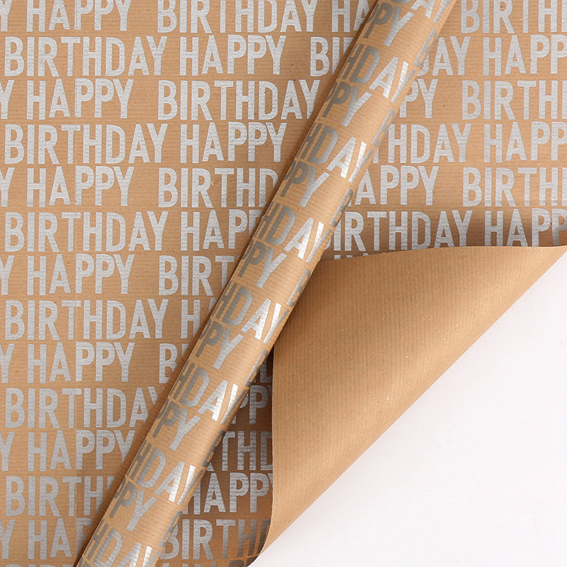 Papier Cadeau Kraft – Emballage Cadeau Élégant pour Anniversaires & Occasions Spéciales
