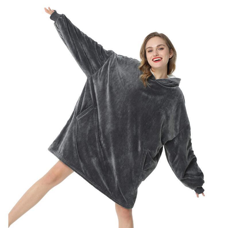 Pull Plaid à Capuche - Vêtement Décontracté et Confortable pour la Maison