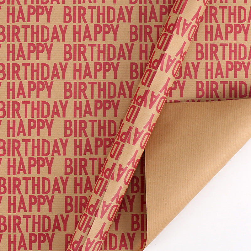 Papier Cadeau Kraft – Emballage Cadeau Élégant pour Anniversaires & Occasions Spéciales