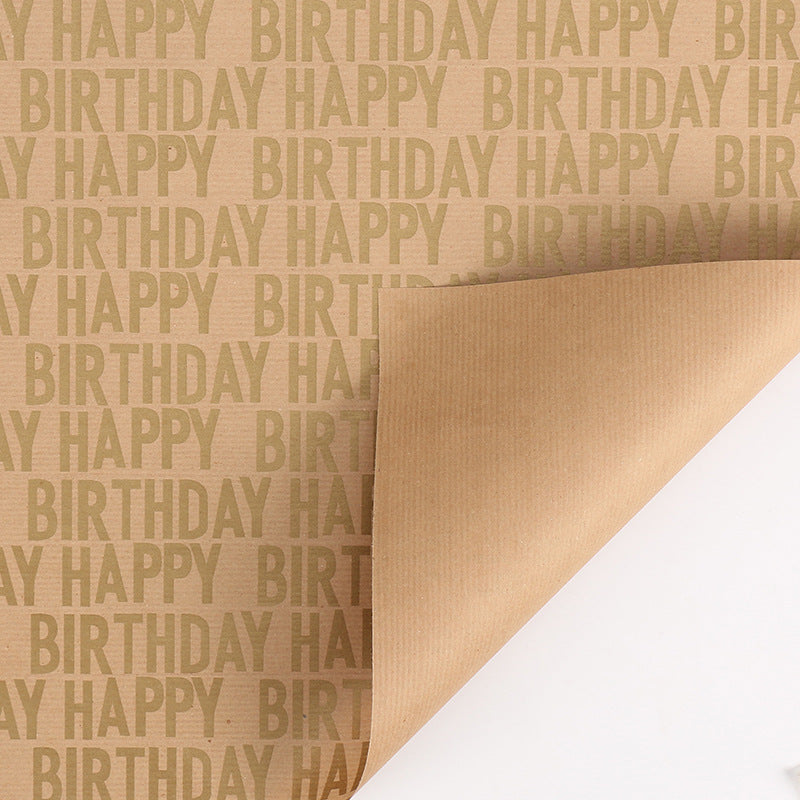 Papier Cadeau Kraft – Emballage Cadeau Élégant pour Anniversaires & Occasions Spéciales
