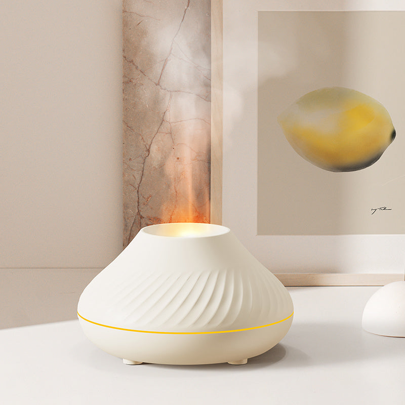 Humidificateur Flamme 130ML – Diffuseur d'Huiles Essentielles pour une Ambiance Chaleureuse et Relaxante