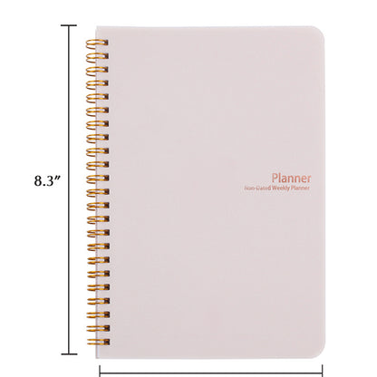 Agenda Multi-fonction – Planificateur Quotidien, Hebdomadaire & Mensuel pour une Organisation Parfaite - Non daté