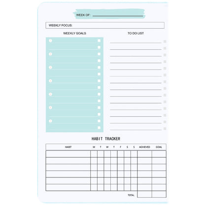 Agenda Multi-fonction – Planificateur Quotidien, Hebdomadaire & Mensuel pour une Organisation Parfaite - Non daté