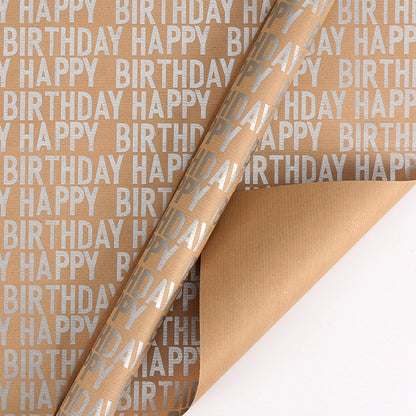Kraft Wrapping Paper – Elegant Gift Wrap for Birthdays &amp; Special Occasions