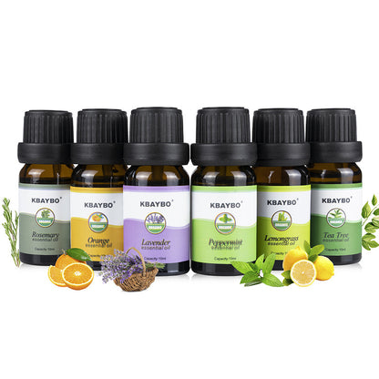 Kit de 6 Huiles Essentielles – L'Expérience Aromathérapie Complète pour un Bien-Être Nature